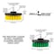 Drill Brush Power Scrubber By Useful Products 5 in W 5 in L Brush, Variety 4in-S-GY-QC-DB - alternate 4